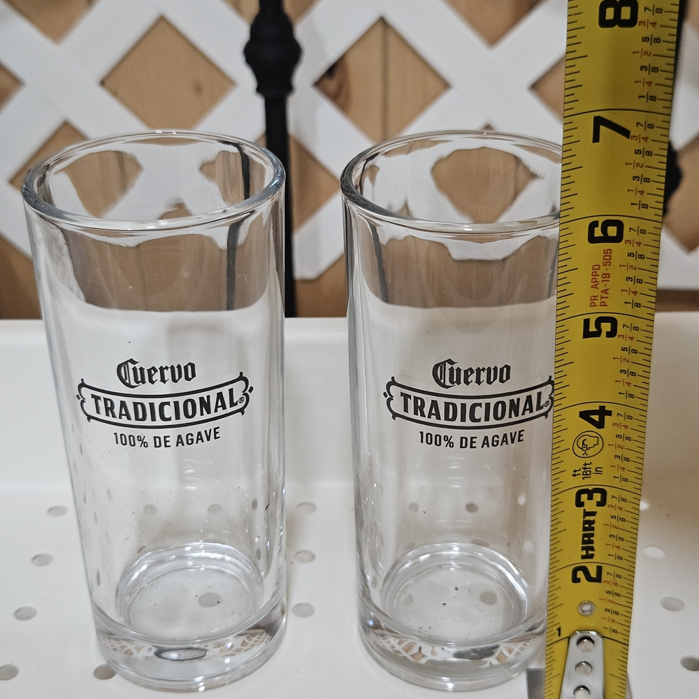 2 JOSE CUERVO Tradicional Tequila Tall Highball Glasses 10 oz - Picture 2 of 4